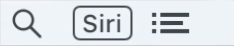 Siri Barre de menus OS X 10.12