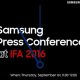 Conférence Samsung IFA 2016